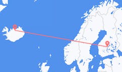 Flyreiser fra Akureyri, til Jyväskylä