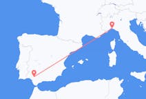 Flyrejser fra Genova, Italien til Sevilla, Spanien
