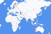 Flyg från Perth, Australien till Kuopio, Finland