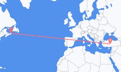 Flyreiser fra Sydney i Nova Scotia, Canada til Nevsehir, Tyrkia