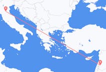 Flyrejser fra Damaskus til Bologna