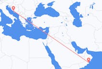 Flyreiser fra Duqm, til Split
