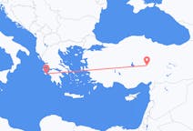 터키 카이세리에서 출발해 그리스 자킨토스 섬으로(으)로 가는 항공편