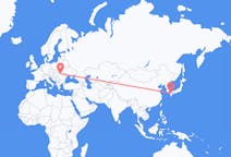 Flyreiser fra Fukuoka, Japan til Baia Mare, Romania