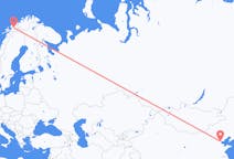 Flyreiser fra Tianjin, Kina til Bardufoss, Norge