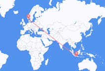 Flights from Yogyakarta City, Indonesia to Kristiansand, Norway