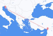 Flyreiser fra Pula, Kroatia til Hatay Province, Tyrkia
