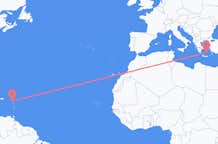 Flights from Antigua to Santorini