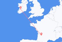 Flyg från Shannon, Irland till Bergerac, Frankrike