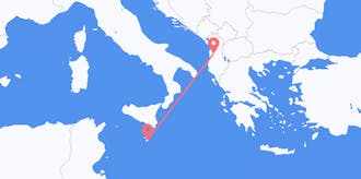 Flights from Malta to Albania