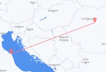 Fly fra Ancona til Târgu Mureș
