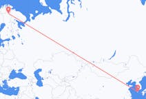 Flug frá Jeju City, Suður-Kóreu til Ivalo, Finnlandi