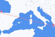 出发地 西班牙从 圣地亚哥·德尔蒙特目的地 希腊Kefallinia的航班