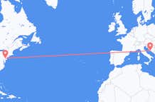 Flug frá Norður-Fíladelfíu til Split