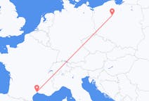 Fly fra Bydgoszcz til Montpellier
