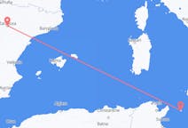 Flug frá Zaragoza til Pantelleria
