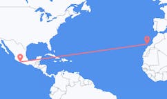 Flyg från Ixtapa, Mexiko till Lanzarote, Spanien