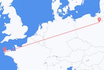 Flights from Brest, France to Szymany, Szczytno County, Poland