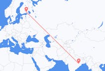 Flyrejser fra Jhārsuguda, Indien til Lappeenranta, Finland