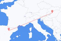 出发地 匈牙利布达佩斯目的地 西班牙萨拉戈萨的航班