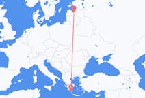 Flyreiser fra Riga, Latvia til Kythira, Hellas