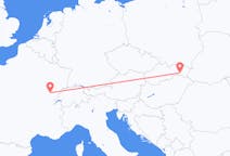Flyg från Kosice, Slovakien till Dole, Frankrike