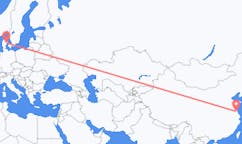 Flyrejser fra Yancheng, Kina til Aarhus, Danmark