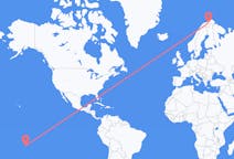 Flights from Mo orea, French Polynesia to Lakselv, Norway