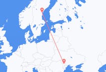 出发地 摩尔多瓦出发地 基希讷乌目的地 瑞典松兹瓦尔的航班