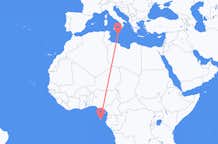 Vluchten van Sao Tomé naar Malta