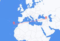 Flyrejser fra Funchal, Portugal til Kars, Tyrkiet