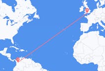 Flights from Medellin (Colombia), Colombia to Bournemouth, England