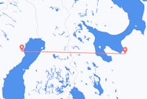 Vols depuis la ville d'Arkhangelsk vers la ville de Skellefteå