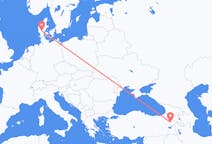 Flights from Ağrı, Turkey to Billund, Denmark