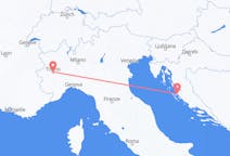 出发地 意大利出发地 都灵目的地 克罗地亚扎达尔的航班
