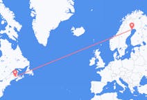 Flights from Fredericton to Luleå