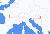 Flyreiser fra Osijek, Kroatia til Limoges, Frankrike