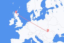 Fly fra Baia Mare til Inverness