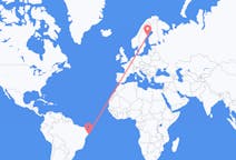 Flights from Maceió, Brazil to Umeå, Sweden