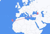 Flights from Tenerife, Spain to Trabzon, Turkey
