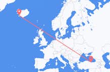 터키 오르두발 아이슬란드 레이캬비크행 항공편