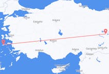 Vols depuis la ville d'Icarie vers la ville d'Elazığ