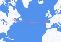 Flyg från Fredericton, Kanada till La Coruña, Spanien