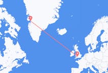 来自英格兰的出发地 布里斯托尔目的地 格陵兰伊卢利萨特的航班