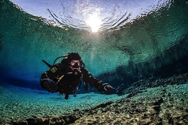 Silfra: Diving Between Tectonic Plates with Pick Up from Reykjavik