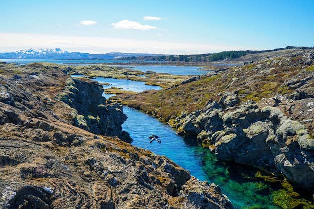 SuperSaver: Small Group Silfra Snorkeling & Lava Caving Adventure from Reykjavik