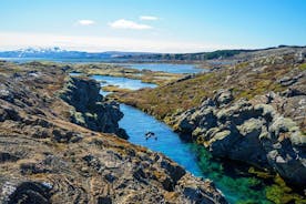 SuperSaver: Small Group Silfra Snorkeling & Lava Caving Adventure from Reykjavik
