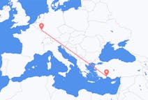 Flights from Antalya, Turkey to Luxembourg City, Luxembourg