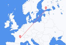 Flyg från Helsingfors till Clermont-Ferrand