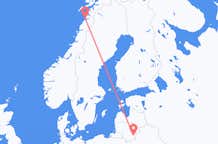 Vluchten van Bodø naar Vilnius